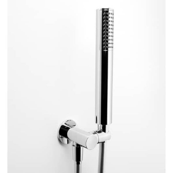 ARES - Kit doccia tondo girevole - Meg - Cromo