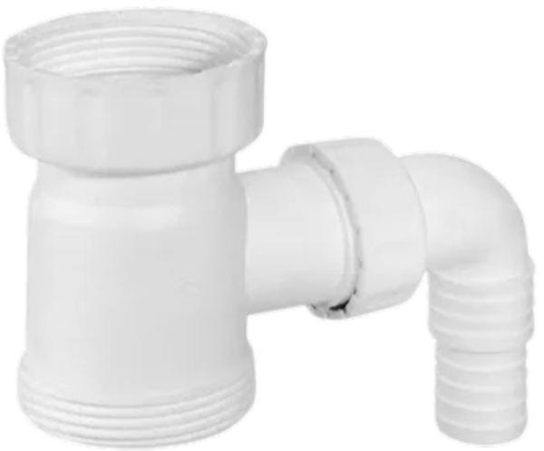 GO PLAST - Raccordo lavatrice lavastoviglie - 1/2" - Polipropilene