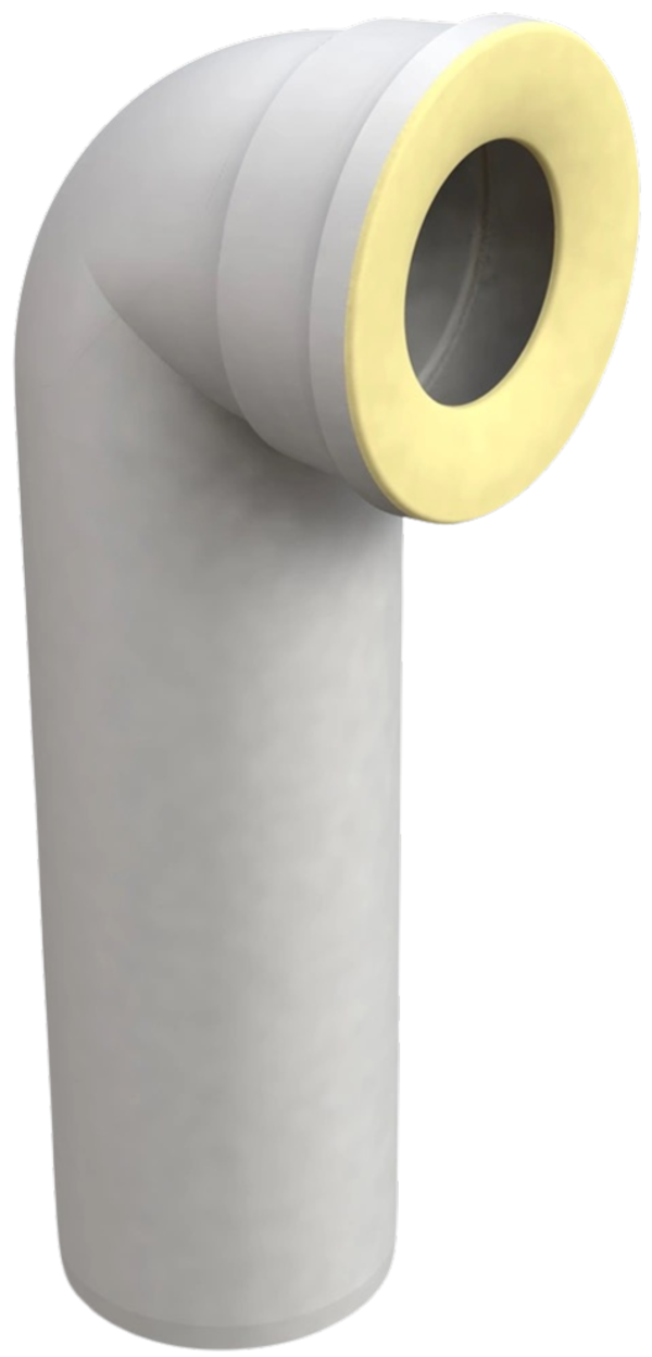 BONOMINI - Curva a 90° per WC