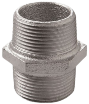 ATUSA - Nipple con filettatura Dx e Sx - Zincato