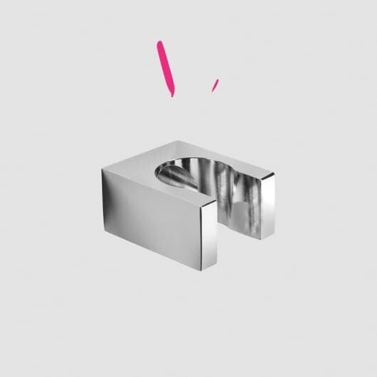 ARES - Supporto doccetta Quadro - Cromo