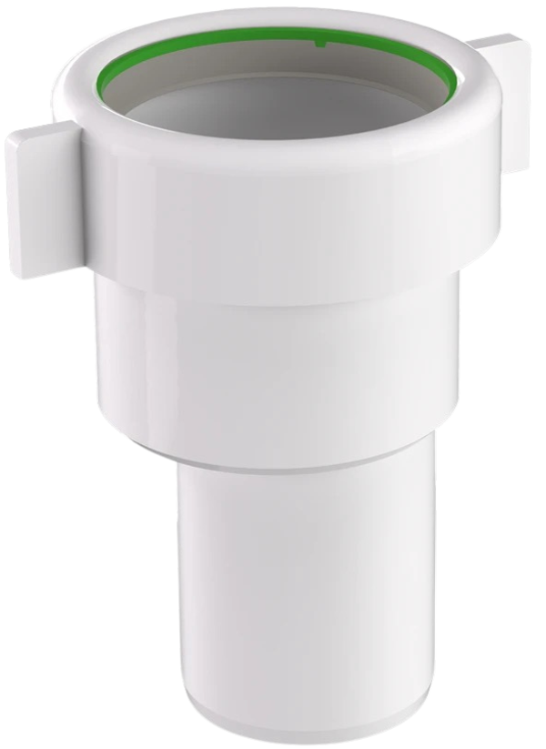 BONOMINI - Passepartout Maschio-Femmina - 1"1/2 - Polipropilene - Bianco