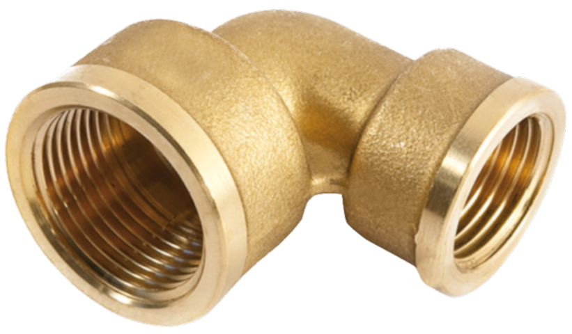 TIEMME - Gomito ridotto FF - Ottone