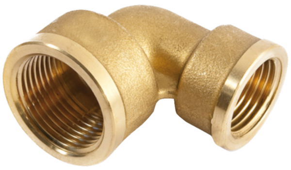TIEMME - Gomito ridotto FF - Ottone