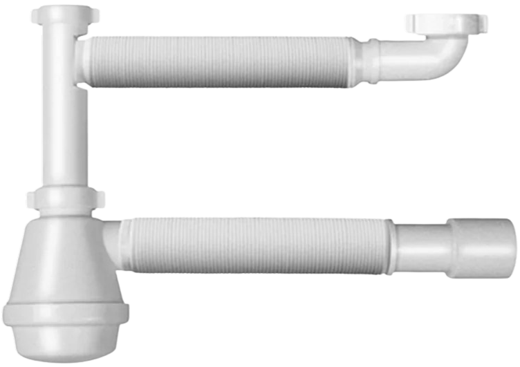 BONOMINI - Sifone Flexybon Magnum senza piletta - 2 vie - 1"1/2