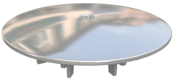 BONOMINI - Coperchio rivestito per sifone - Ø120 mm - Acciaio