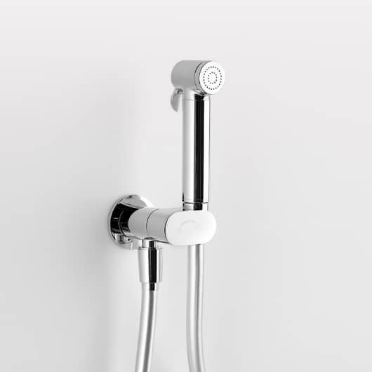 ARES - Kit IdroWc tondo - Iris - Cromo