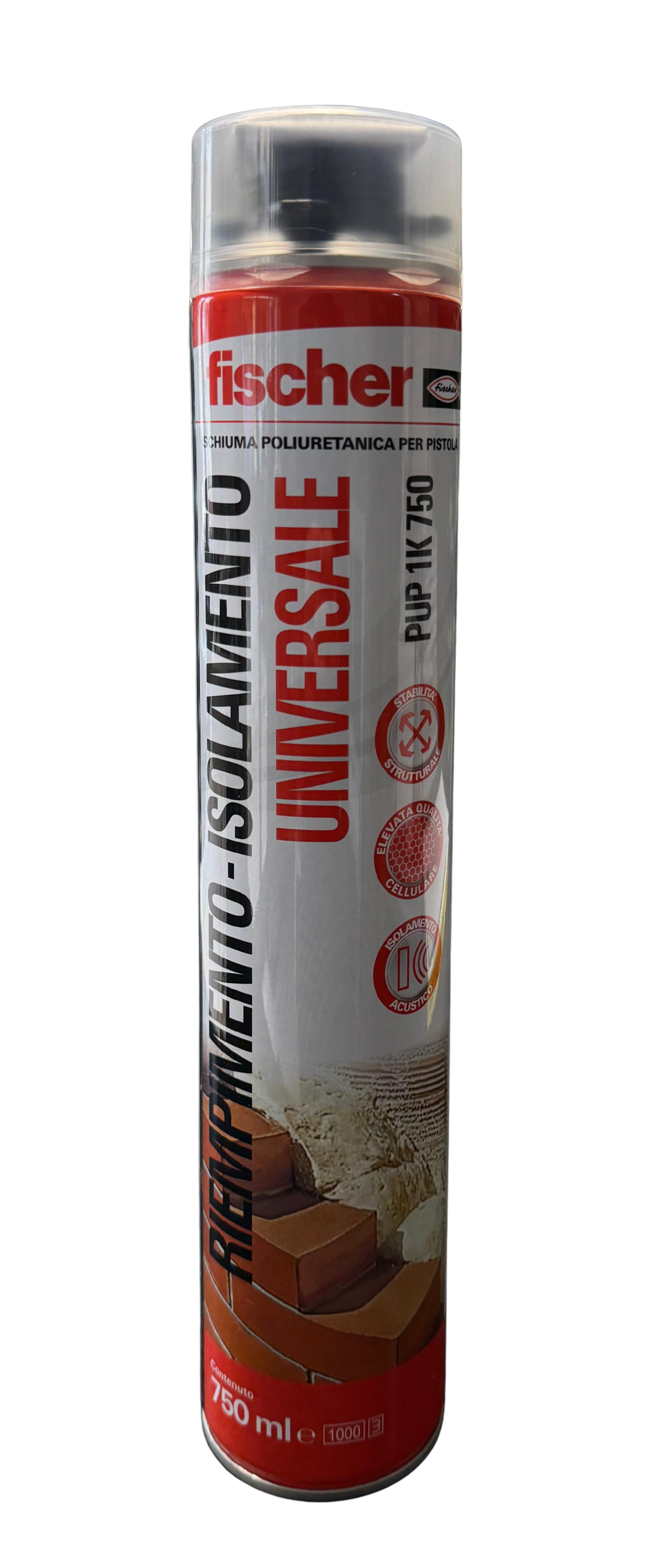 FISCHER - PU 1K 750 - Schiuma Riempimento Isolamento Universale