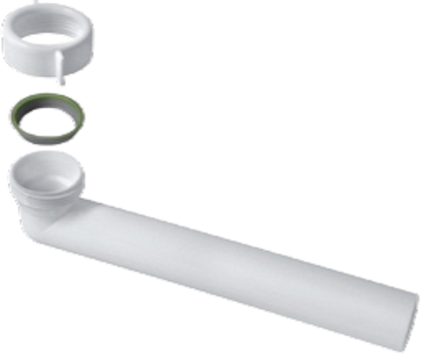 BONOMINI - Curva filettata con ghiera e guarnizione