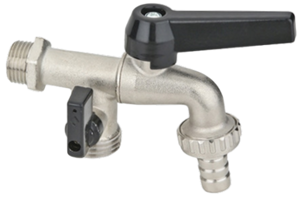 BUGATTI - Rubinetto portagomma doppia erogazione