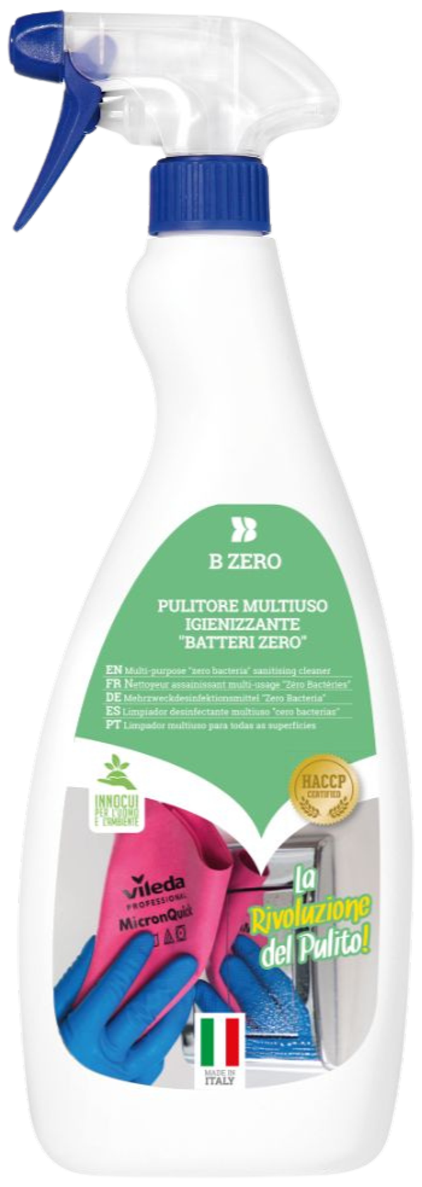 BONASYSTEMS - B Zero - Pulitore multiuso igienizzante "batteri zero"