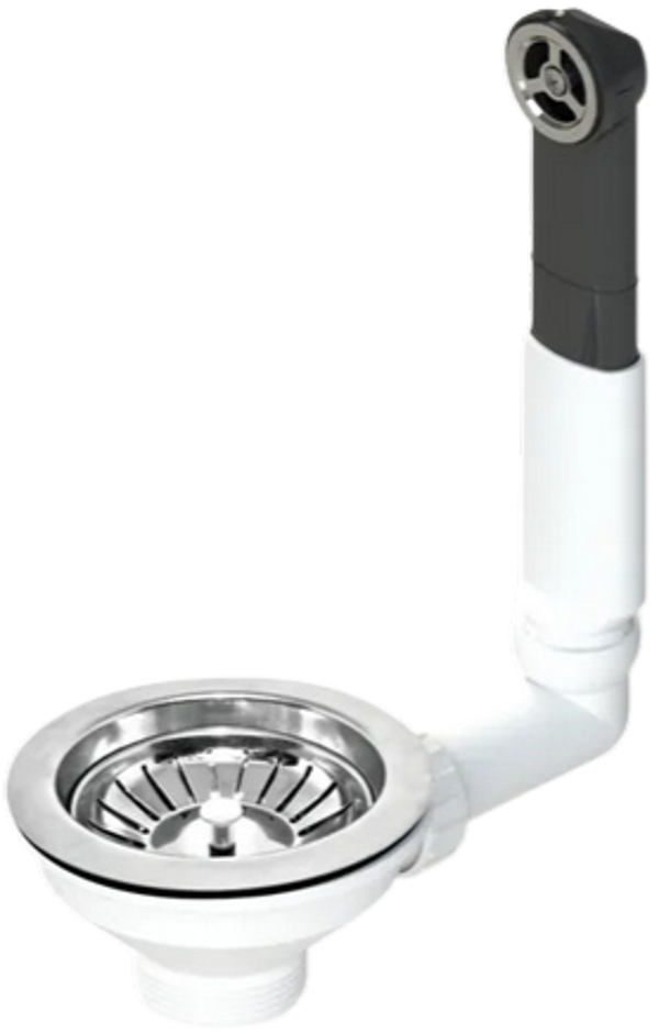 LB PLAST - Piletta Basket con troppo pieno tondo - 1"1/2