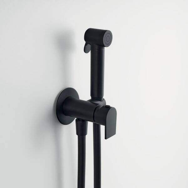 ARES - Kit IdroBidet tondo – Nero Opaco