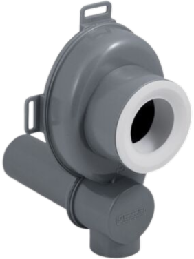 BONOMINI - Sifone orinatoio da incasso scarico orizzontale - Ø 50