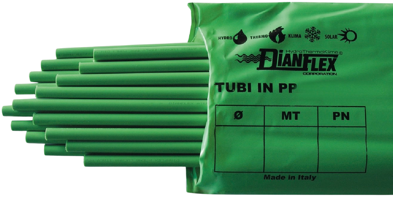 IKARO - Tubo in barre - 4 m  - Polipropilene