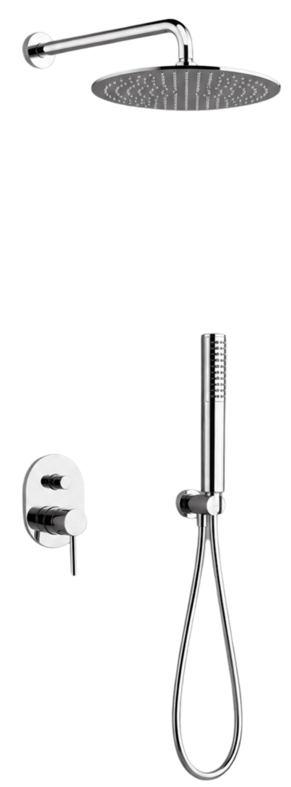 ARES - Shower Set Plus Round - Cromo