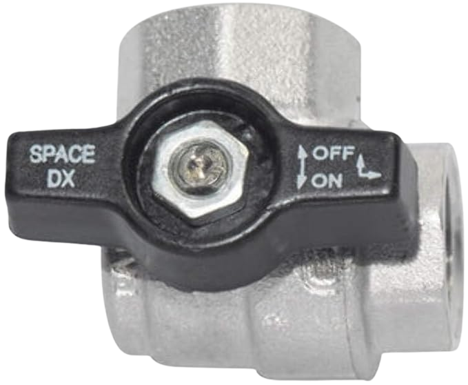 EFFEBI - Valvola a sfera angolo FF con farfalla