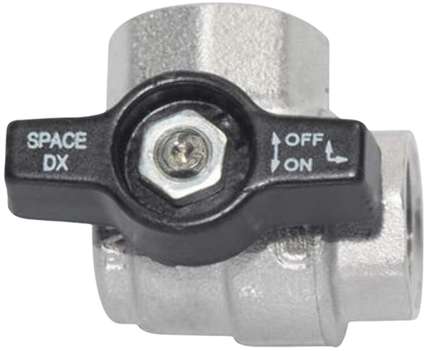 EFFEBI - Valvola a sfera angolo FF con farfalla