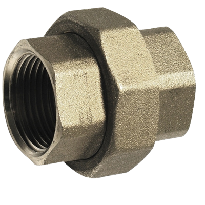 TIEMME - Bocchettone diritto FF - Ottone