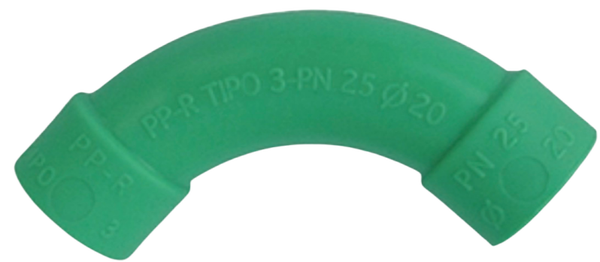 IKARO - Curva ampio raggio - Polipropilene