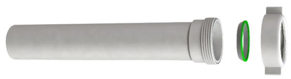 BONOMINI - Prolunga universale completa - Ø 40 1"1//2x230 mm