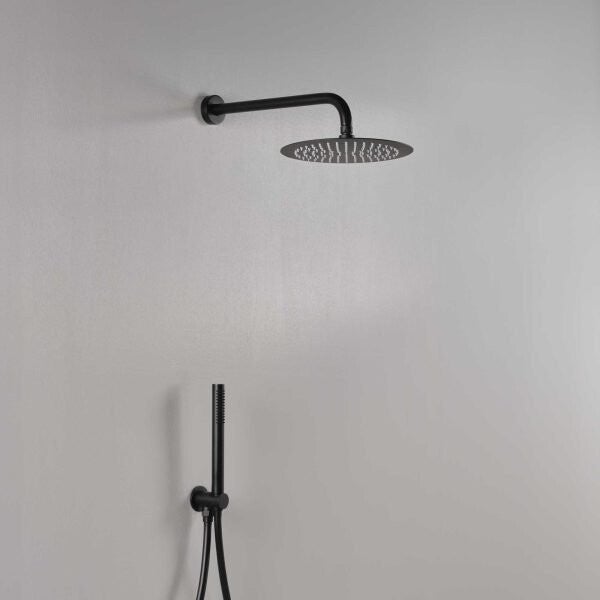 ARES - Shower Set Round – Nero Opaco