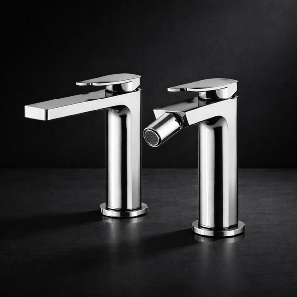 GATTONI - Soffio - Miscelatore lavabo + Miscelatore bidet