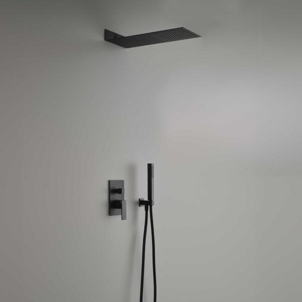 ARES - Shower Set Plus Blade – Nero Opaco