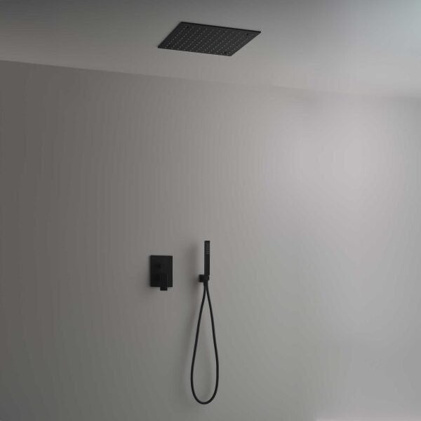 ARES - Shower Set Plus Sky – Nero Opaco