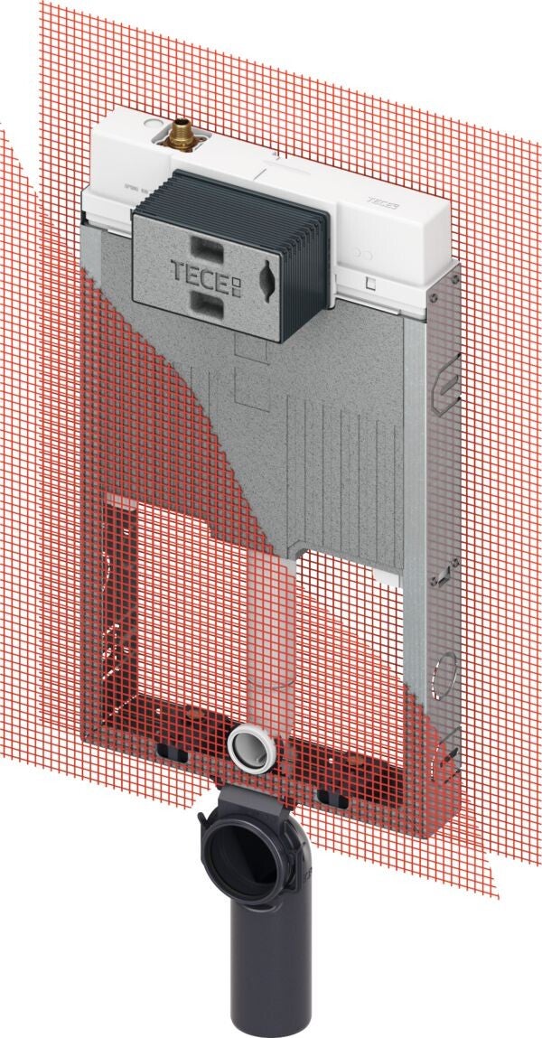 TECE - Octa II - Modulo con cassetta di scarico per WC sospeso