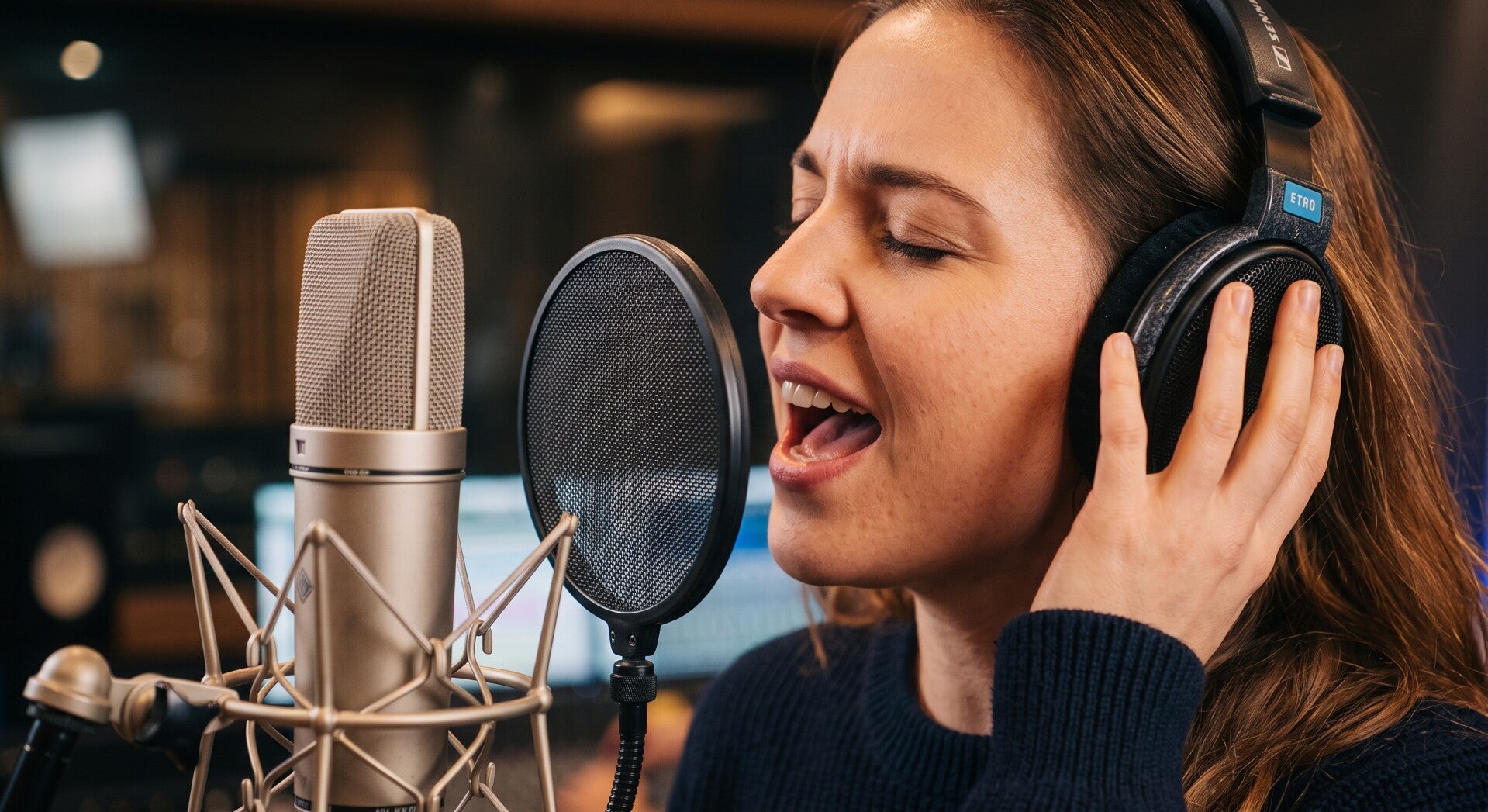 Vocal recording met engineer/producer