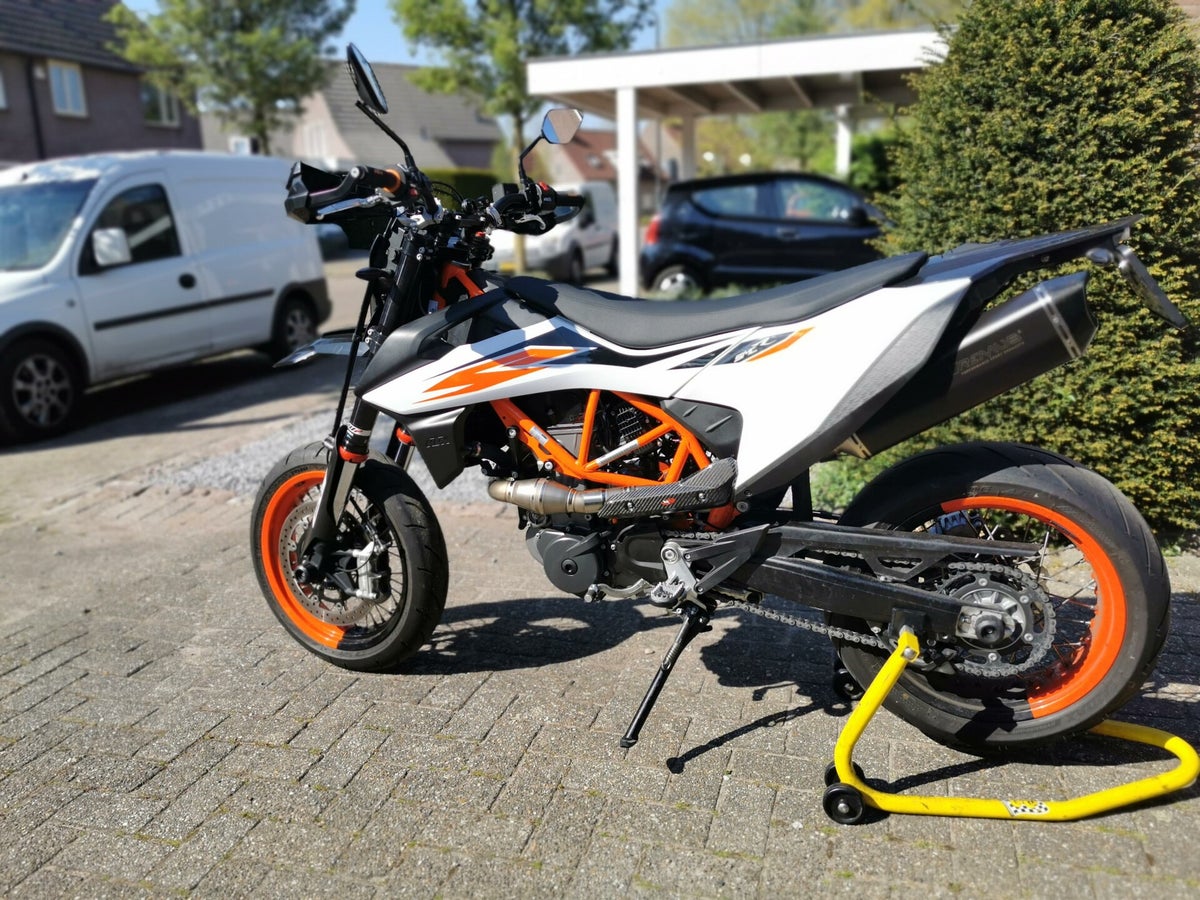 Scudo Termico KTM 690 SMC/Enduro 2019-2022 In Fibra Di Carbonio 2x2 Twill - Foto 6