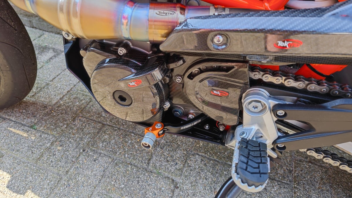 Zeta Revolver Shift Lever ktm 690 (orange) A.v.d.V Racing Parts