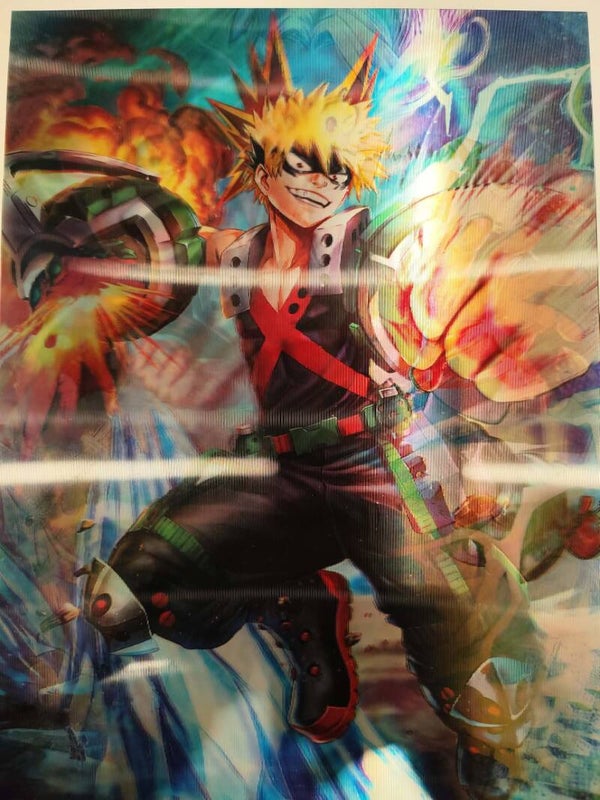 Poster 3D 008 -My Hero Academia Katsuki Bakugo