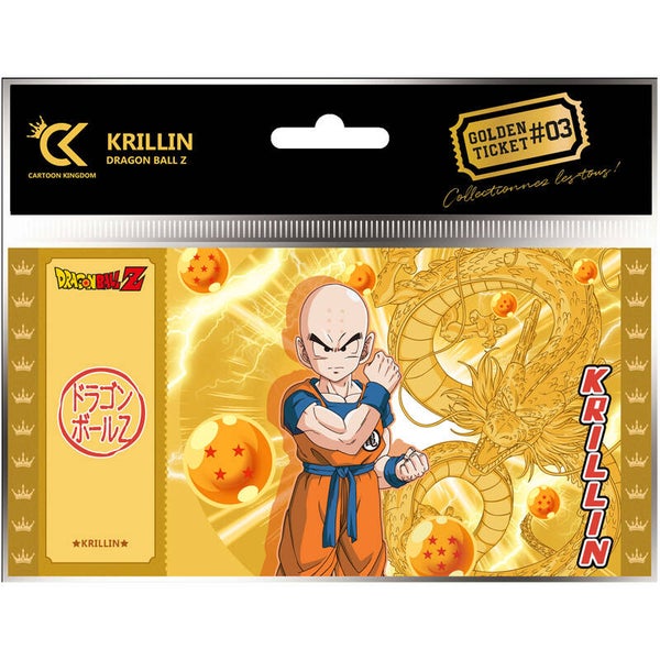 DBZ Dragon Ball Golden Ticket Krillin