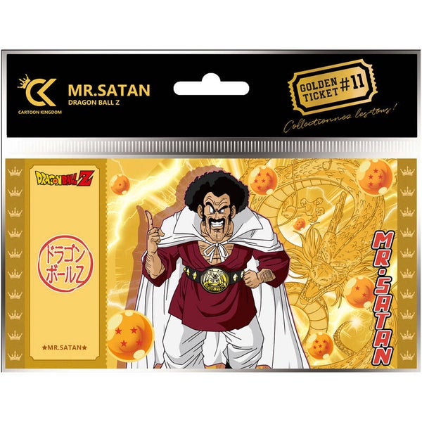 DBZ Dragon Ball Golden Ticket Mr. Satan