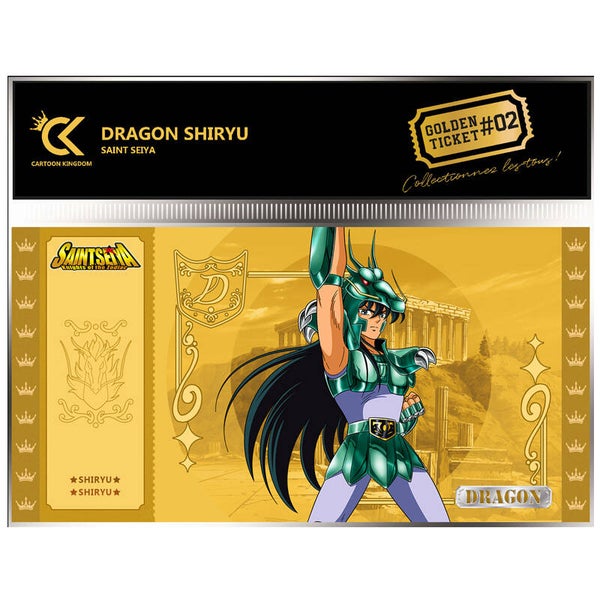 Saint Seiya Chevalier du Zodiaque Golden Ticket Shiryu Dragon