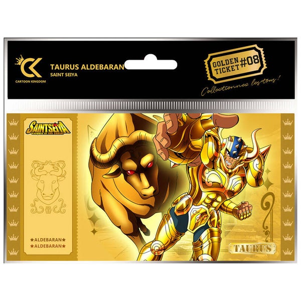 Saint Seiya Golden Ticket Aldebaran Taureau