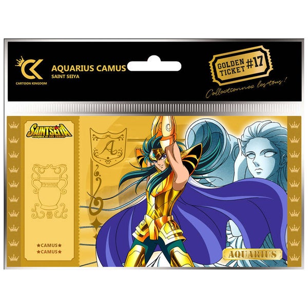 Saint Seiya Golden Ticket Camus Verseau
