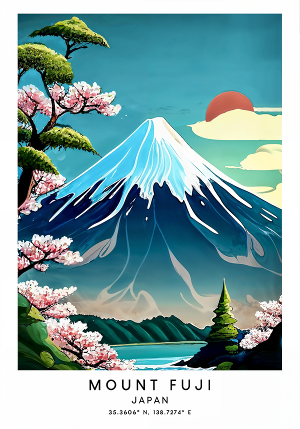 MONT FUJI JAPAN RETRO