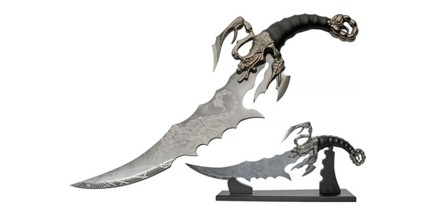Dague Scorpion Or -63cm -W5829