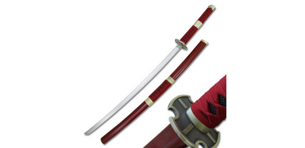 One Piece -Katana "Wado Ichimonji" Rouge de Zoro -ZS-9413C