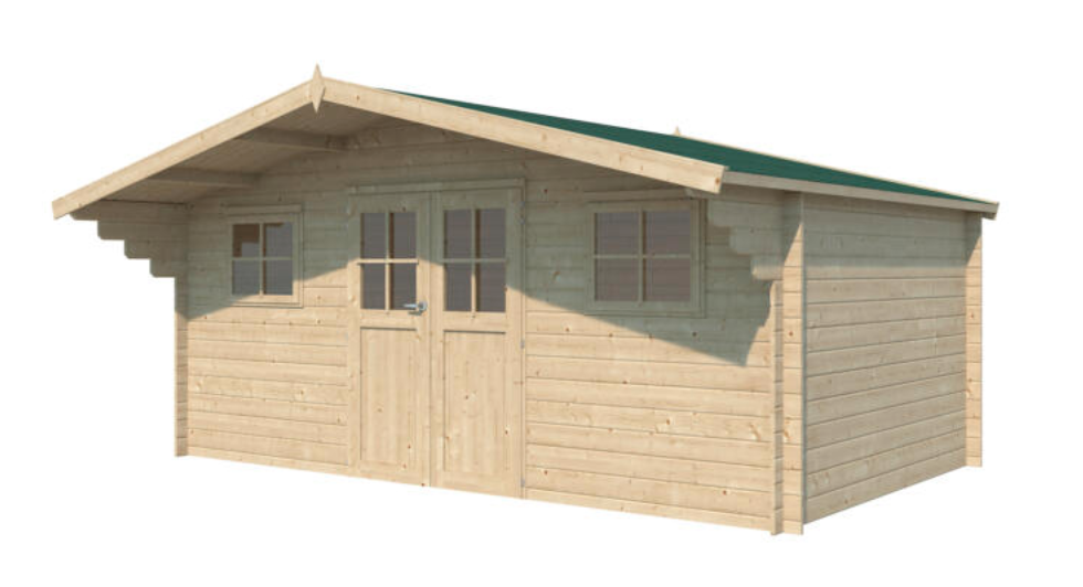 Gardenas Mont Blanc houten tuinhuis 505x320x248 cm blokhut - 3055L