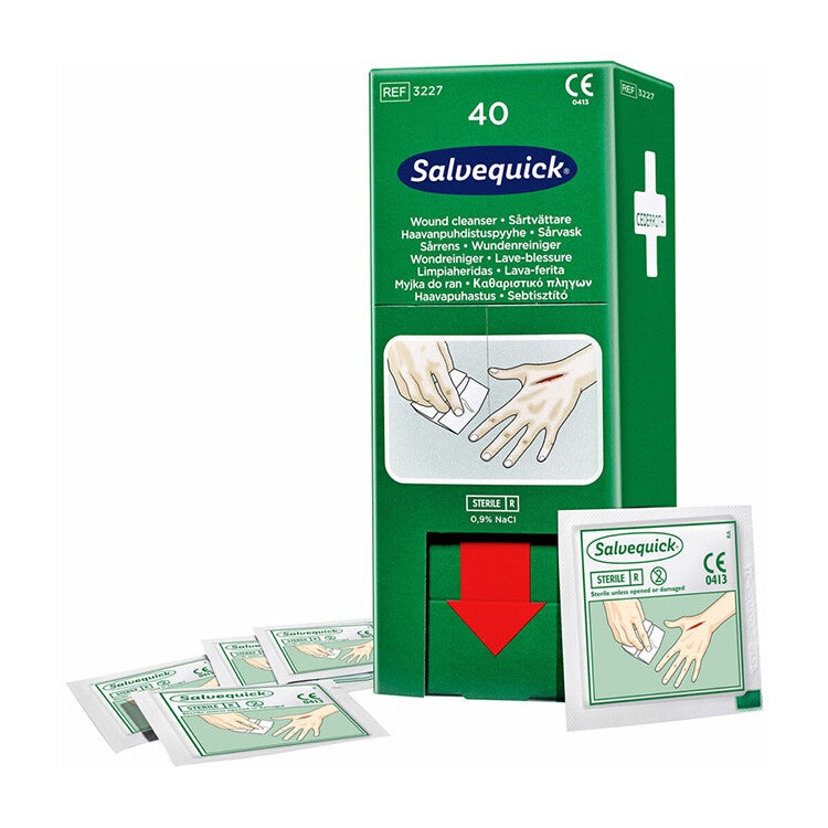 Cederroth Salvequick wondreiniging doekjes / 40 st
