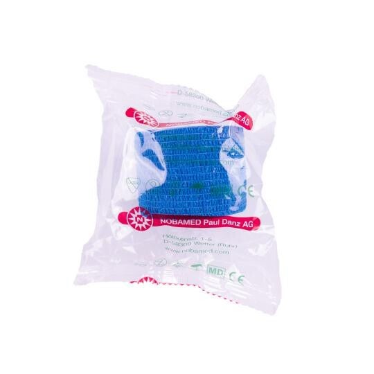NOBAHEBAN® Zelfhechtend zwachtel 5cm x 4,5m  blauw