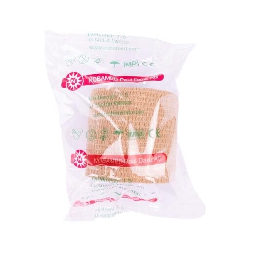 NOBAHEBAN® Zelfhechtend zwachtel 5cm x 4,5m bruin