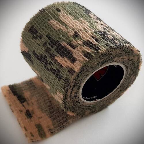 ResQ-Plast sport 10cm x 4,5m camouflage zelfhechtende zwachtel