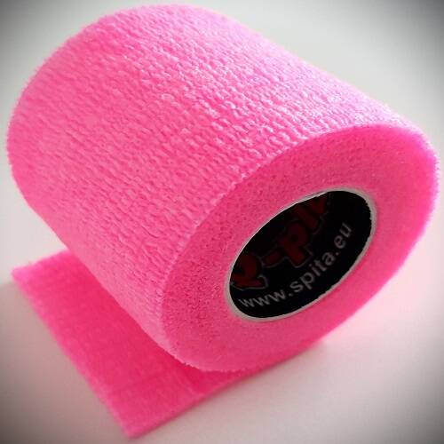 ResQ-Plast sport 5cm x 4,5m neon pink zelfhechtende zwachtel