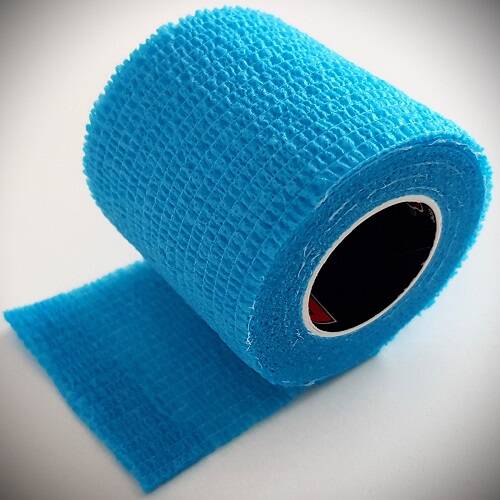 ResQ-Plast sport 10cm x 4,5m turquoise zelfhechtende zwachtel