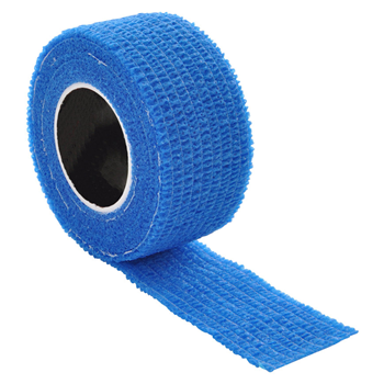ResQ-Plast 2,5cm x 4,5m blauw Zelfhechtende zwachtel